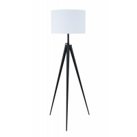 Coaster Furniture 920074 Tripod Legs Floor Lamp White and Black